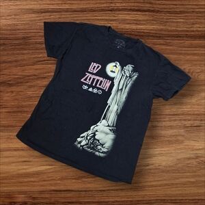 Led Zeppelin Black Grim Reaper Graphic Graphic T-Shirt